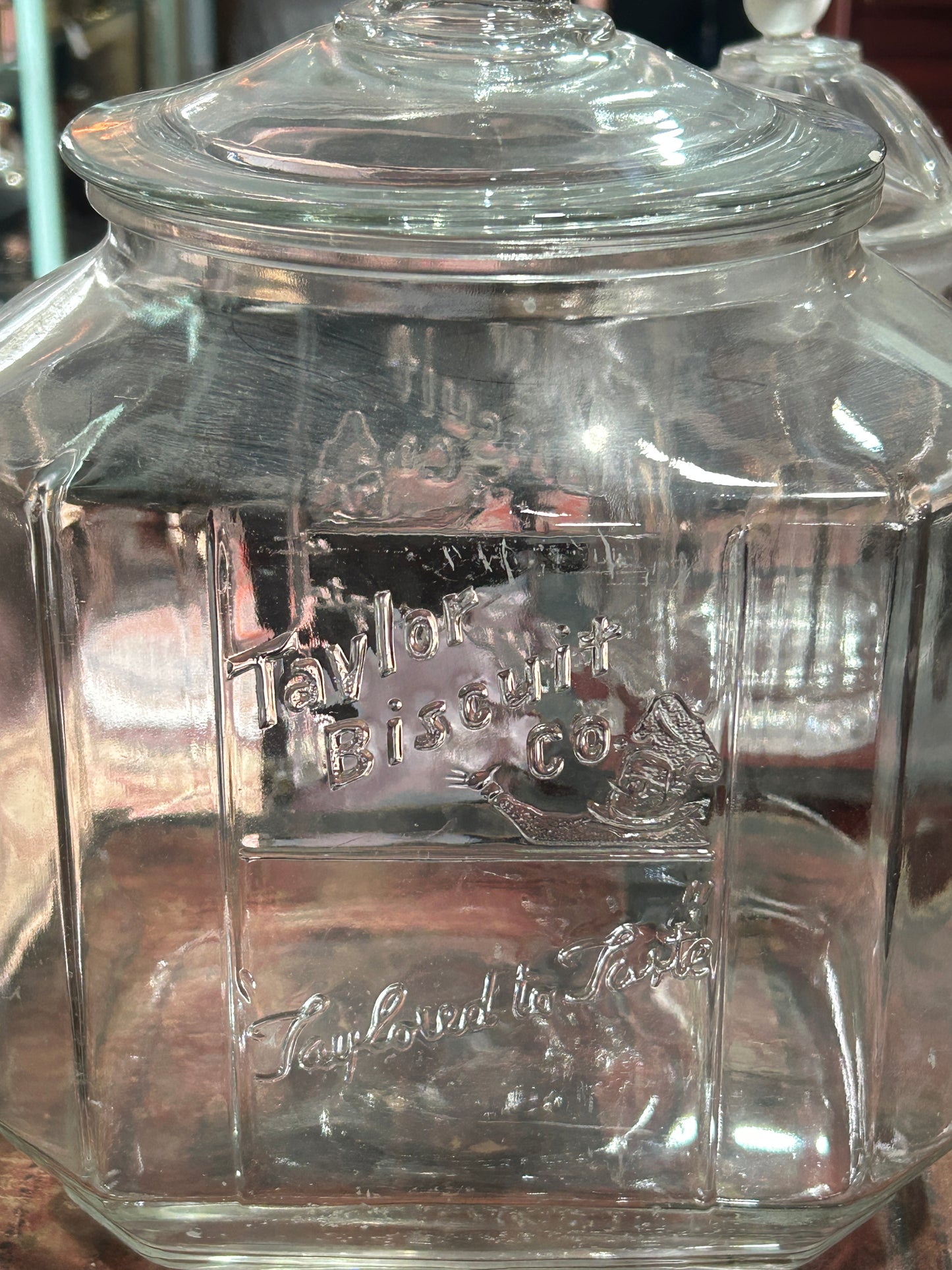 260413-1D Taylor Biscuit Co Lidded Jar