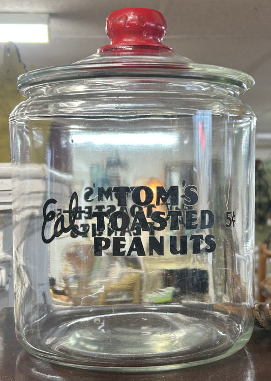 260413-1E Tom's Lidded Peanut Jar