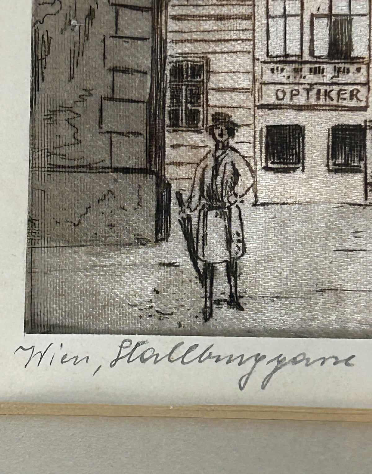 260819-5 Framed 4-Aquatine Etchings