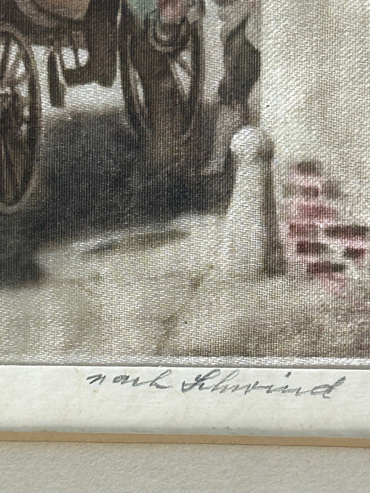 260819-6 Framed 4-Aquatine Etchings