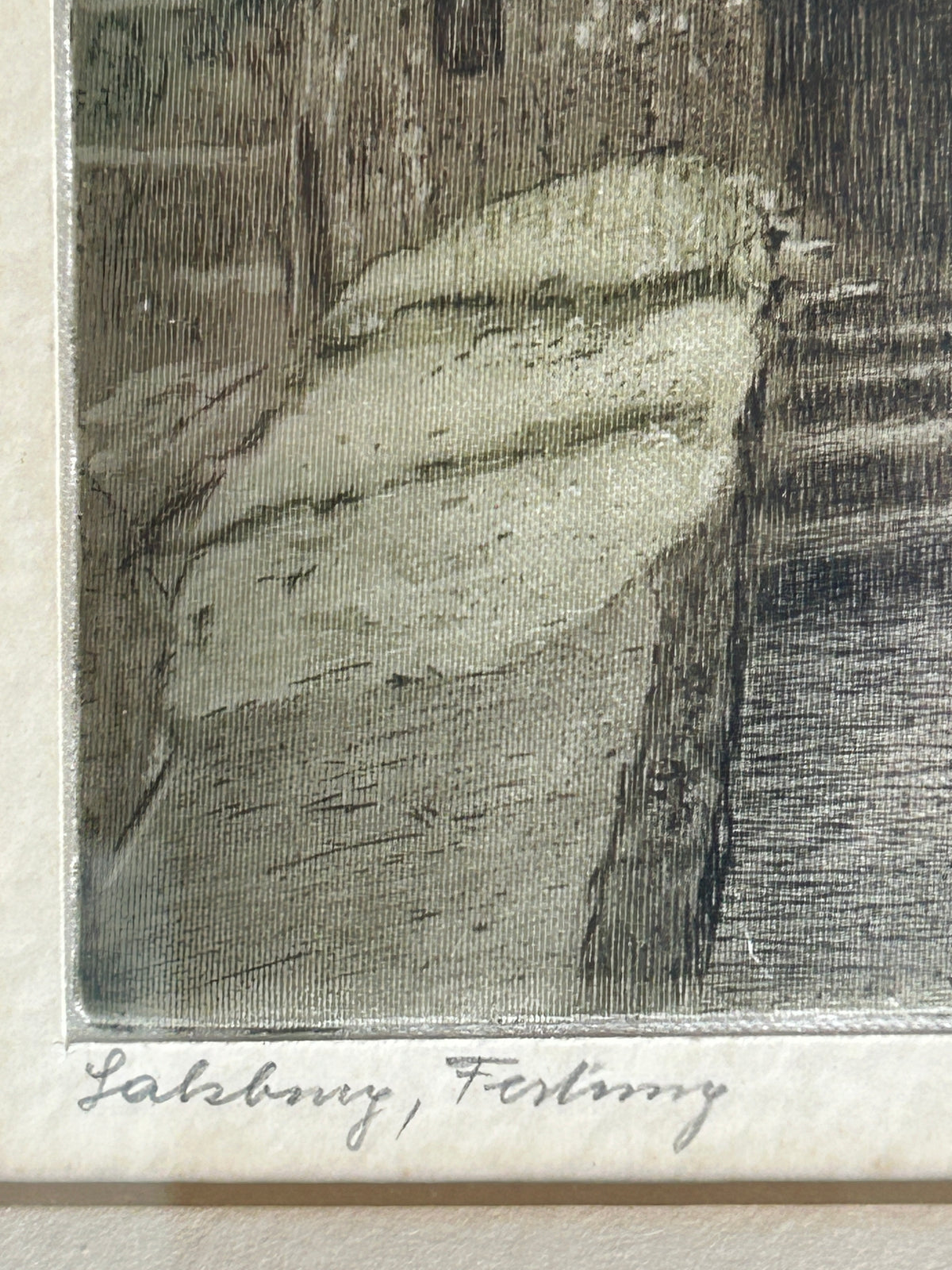 260819-6 Framed 4-Aquatine Etchings