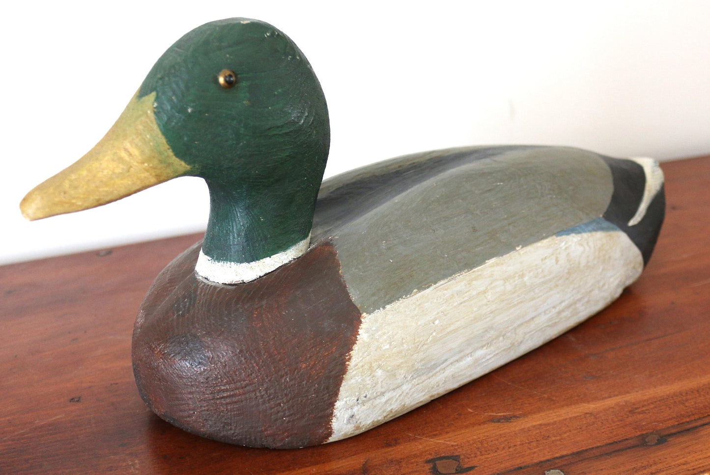 250529-38 Mallard Male Decoy Signed C. Lovell