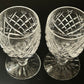 PAIR Waterford Donegal Claret Stemmed Goblets