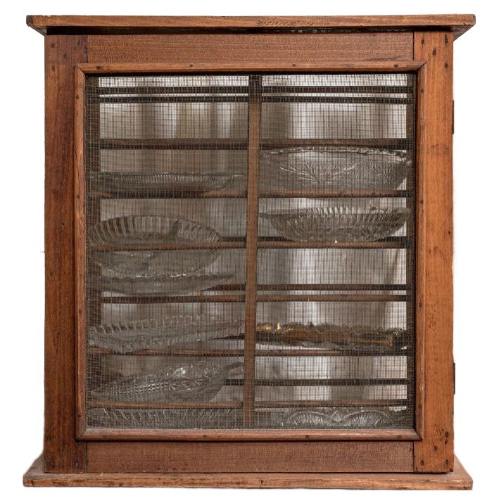 Primitive Tabletop Pie Safe